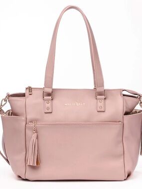 NWT White Elm Gemini Convertible Tote Backpack Pink